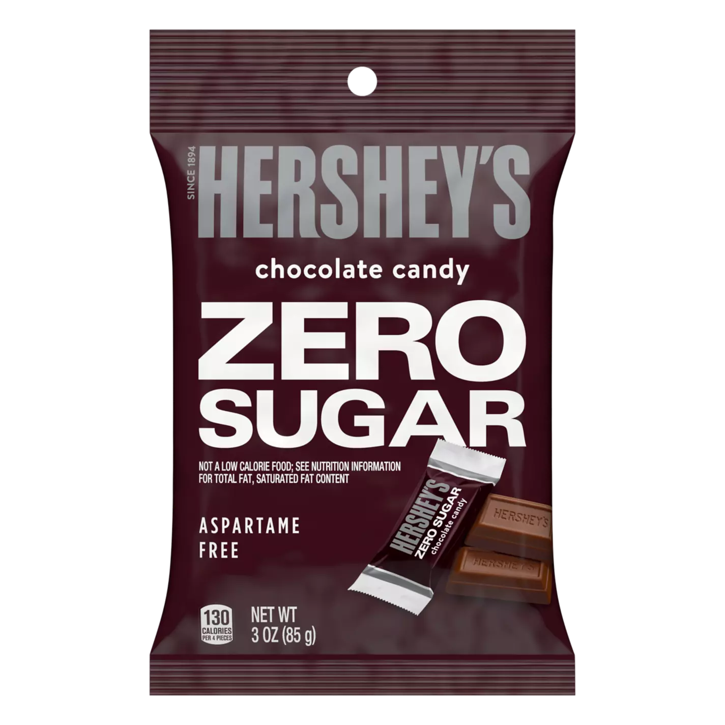 HERSHEYS MILK CHOCOLATE ZERO SUGAR