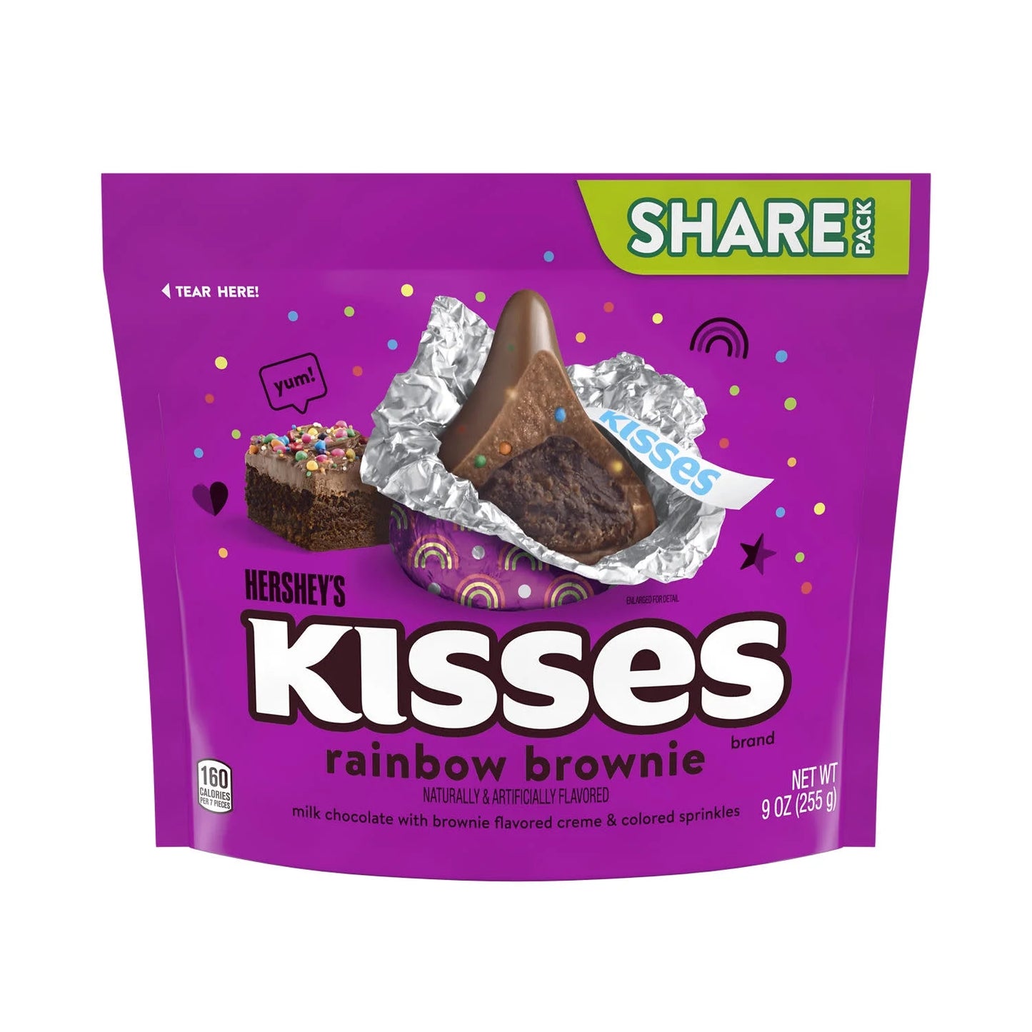 KISSES RAINBOW BROWNIE