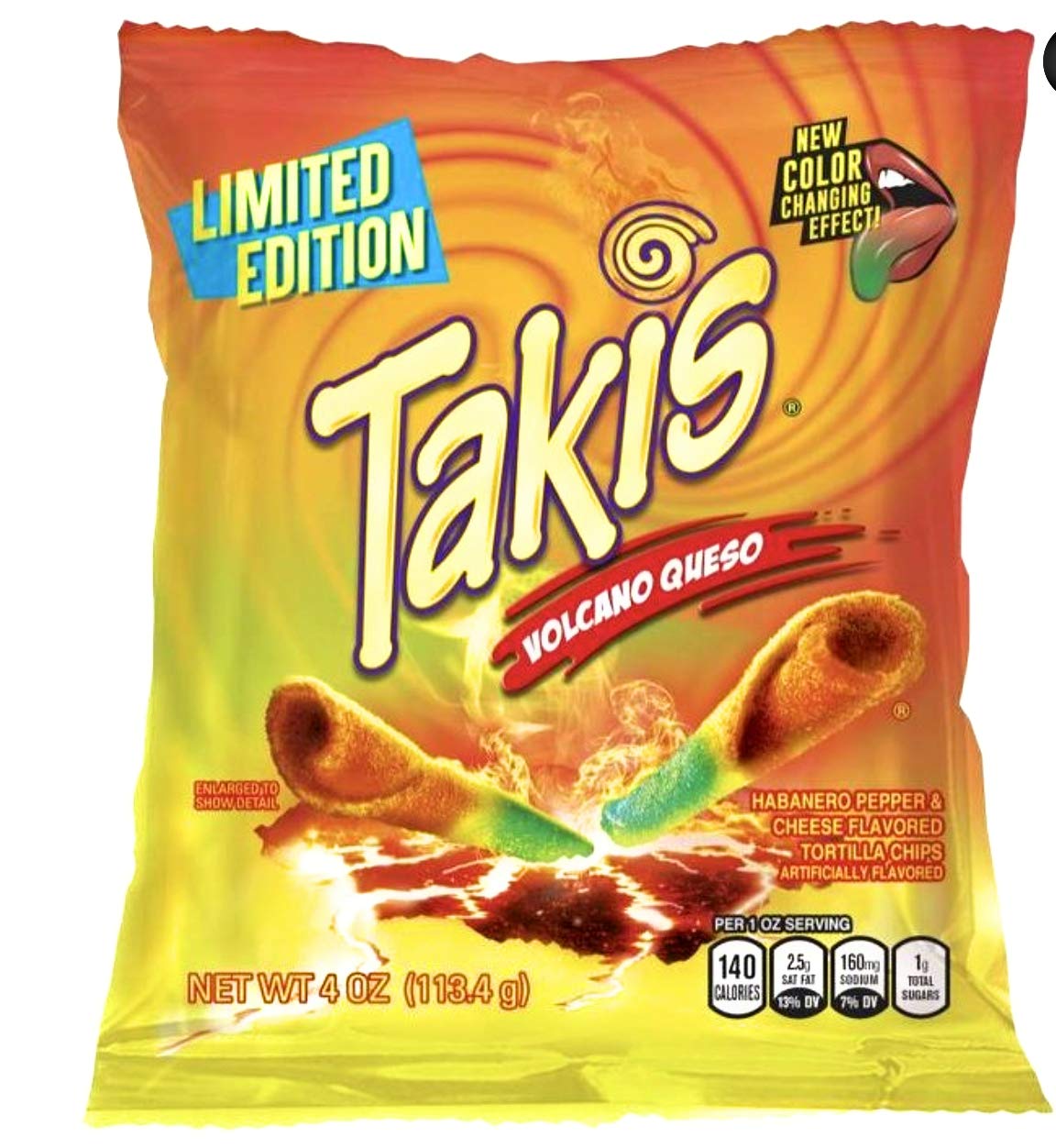 TAKIS VOLCANO QUESO LIMITED EDITION
