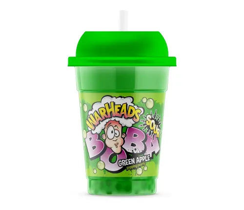 WARHEADS BOBA SOUR GREEN APPLE