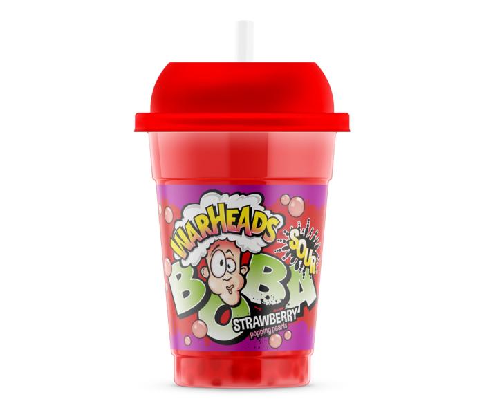 WARHEADS BOBA SOUR STRAWBERY