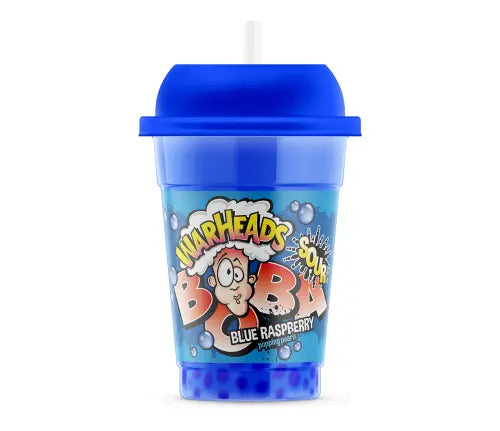 WARHEADS BOBA SOUR BLUE RASPBERRY