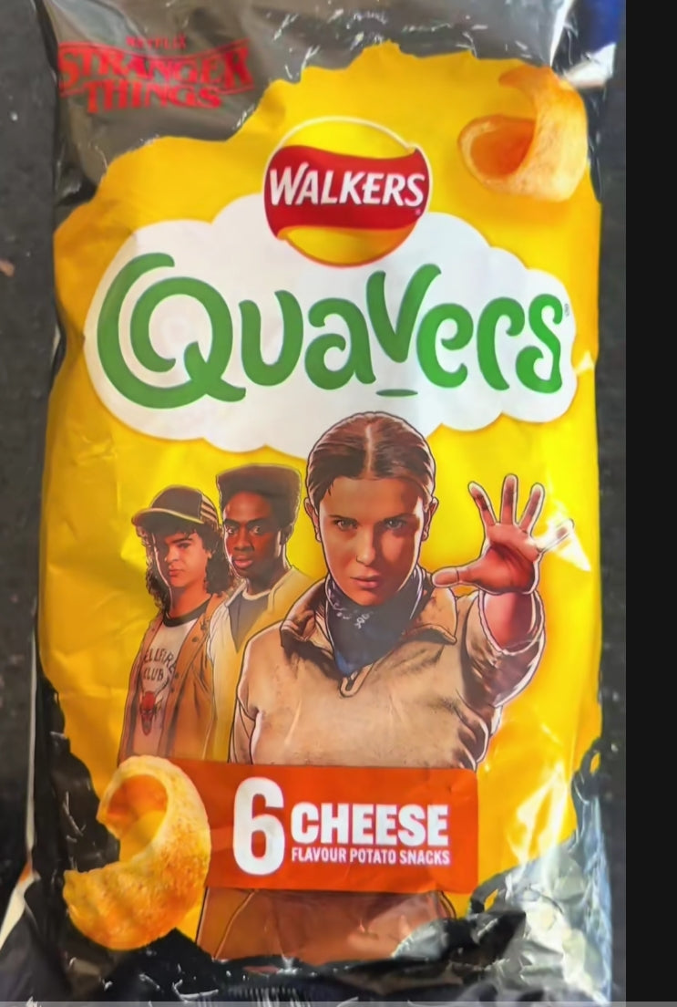 QAVERS CHEESE PUFFS STRANGER THINGS