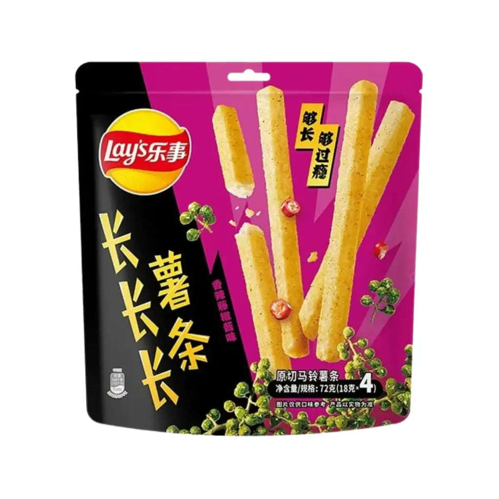 LAYS LONG FRIES SPICY RATTAN PEPPER AS