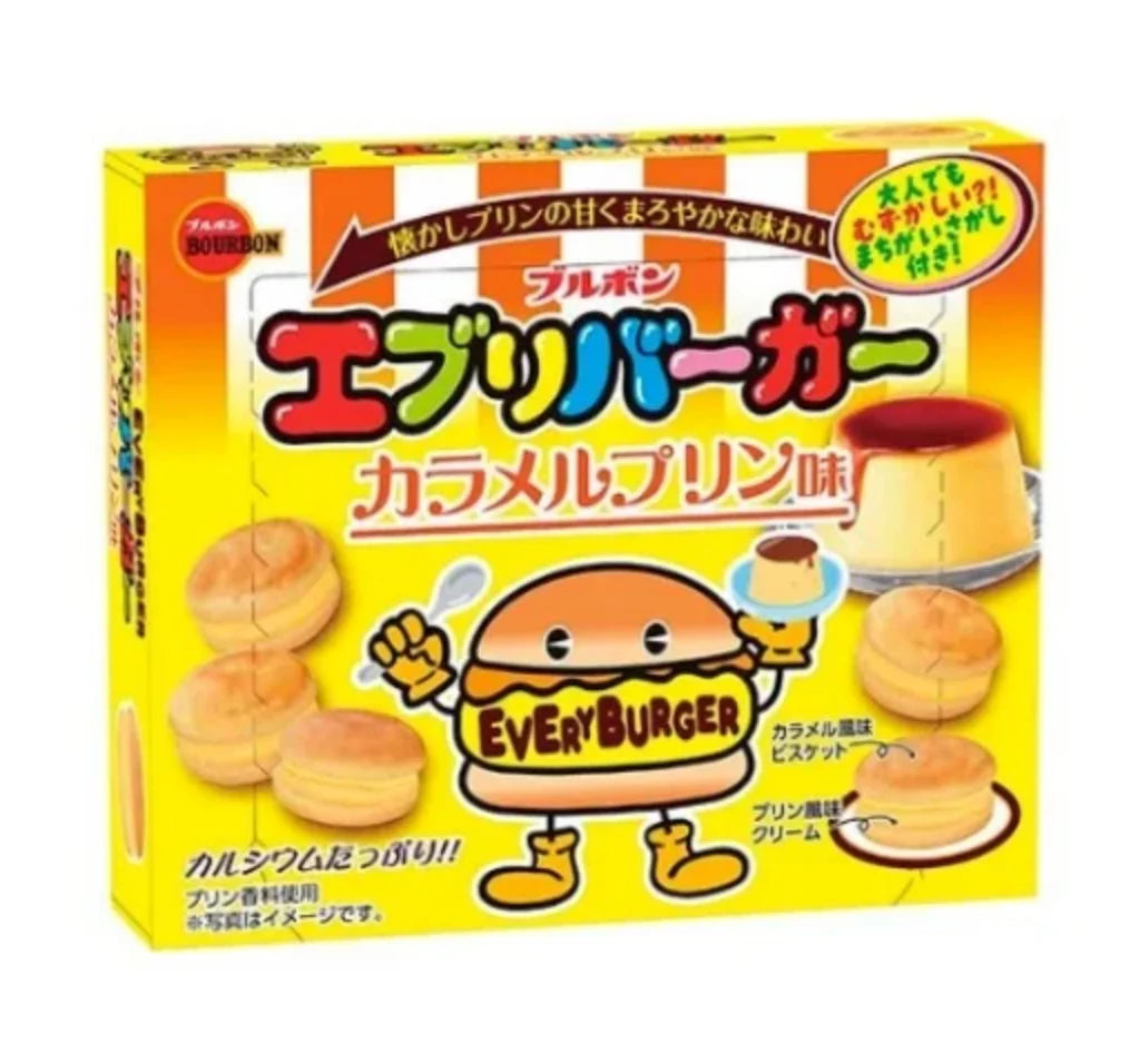 EVERY BURGUER WITH PUDDING