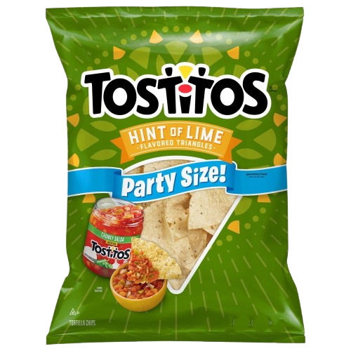 TOSTITOS HINT OF LIME - BIG BAG