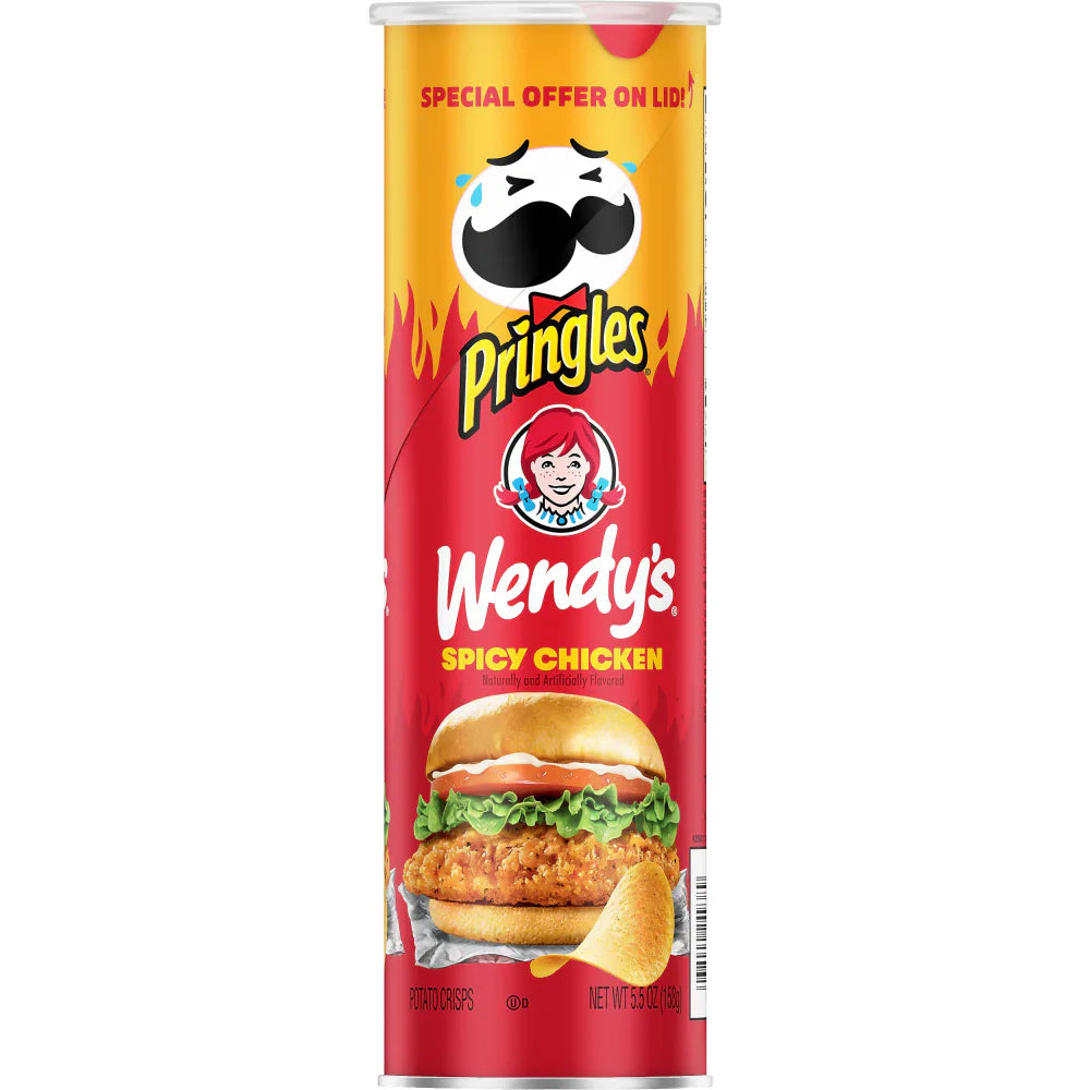 PRINGLES WENDYs SPICY CHICKEN