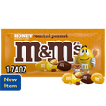 M&Ms HONEY ROASTED PEANUTS NEW ITEM
