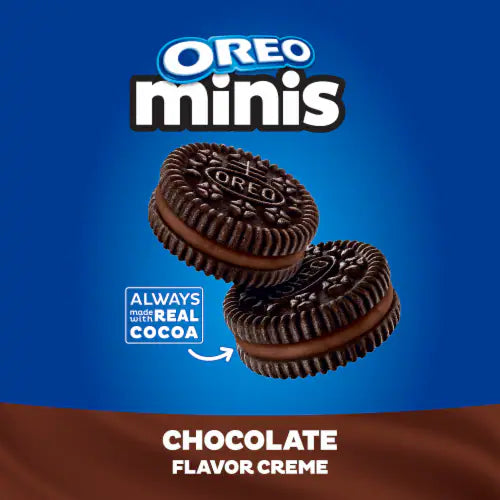 OREO MINIS NEW CHOCOLATE FLAVOR CREME - MADE IN USA