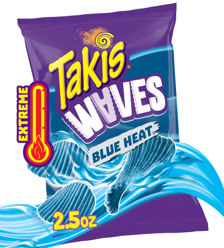 TAKIS WAVES BLUE HEAT