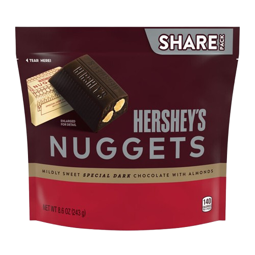 HERSHEY NUGGETS WILDLY SWEET DARK CHOCOLATE