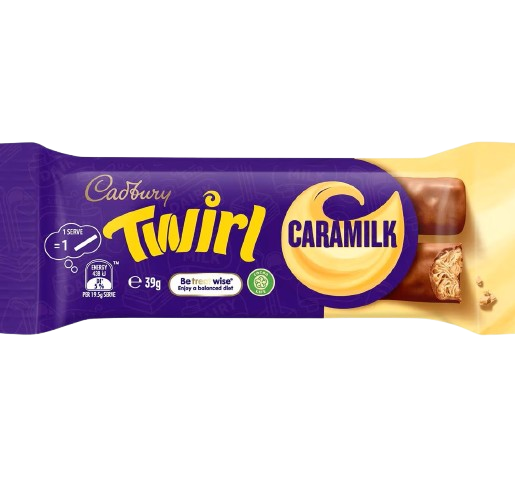 CADBURY TWIRL CARAMILK - AUSTRALIA - NEW ITEM