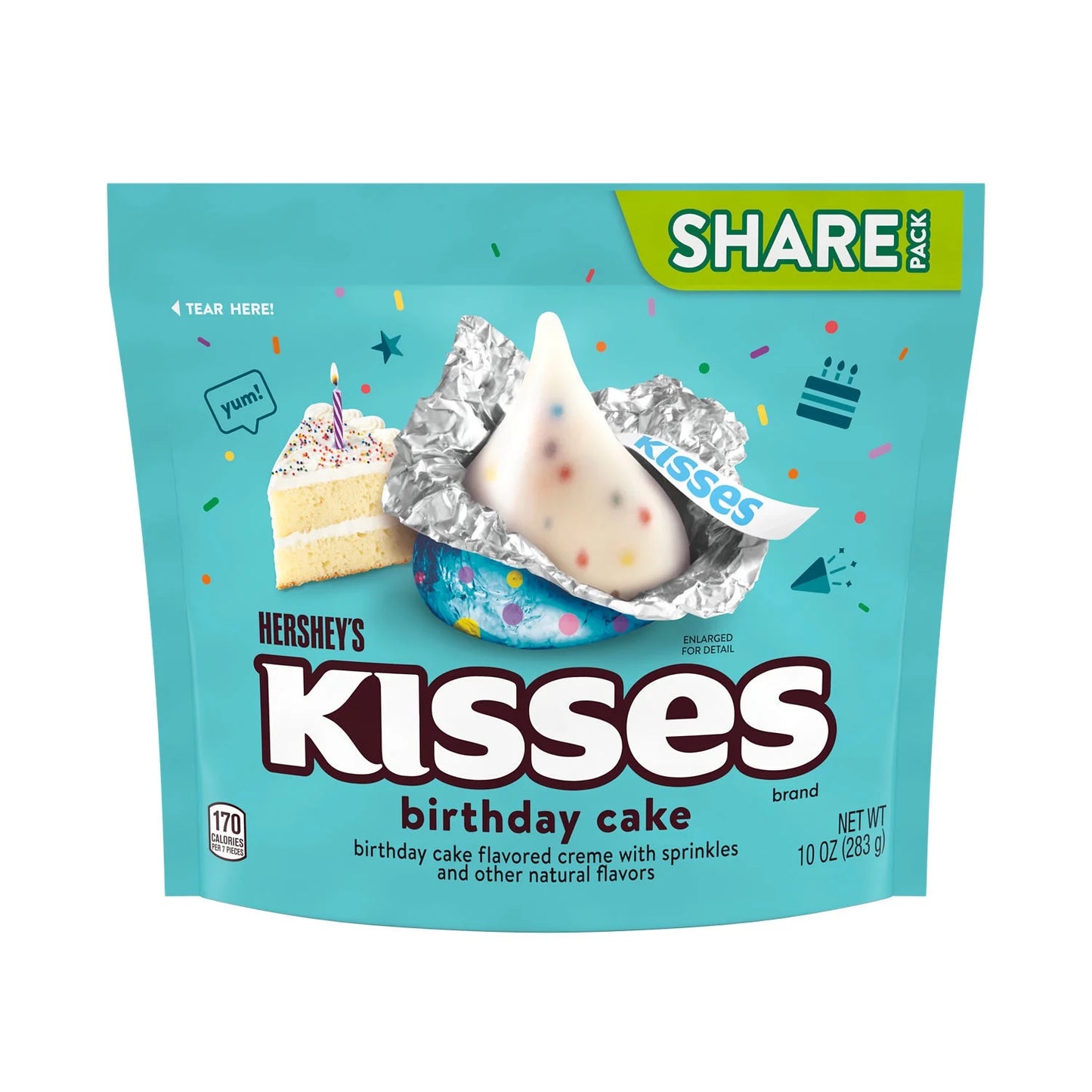 KISSES BIRTHDAY CAKE