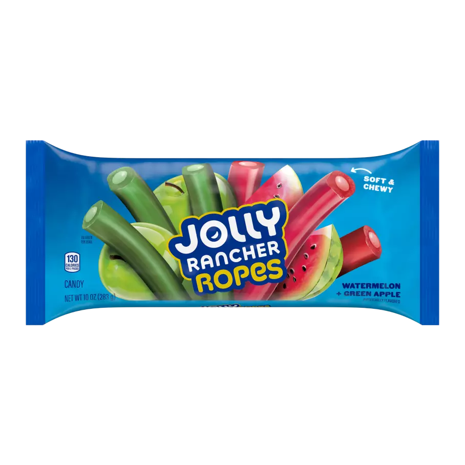 JOLLY RANCHER ROPES WATERMELON AND GREEN APPLE
