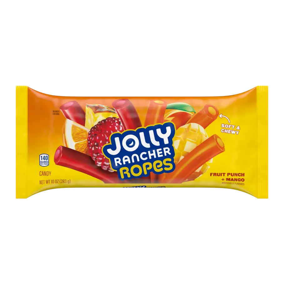 JOLLY RANCHER ROPES FRUIT PUNCH MANGO BIG PACK - NEW ITEM