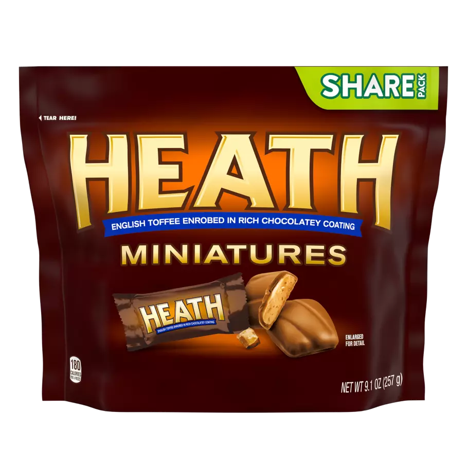 HERSHEYS HEATH MINIATURES - BIG BAG