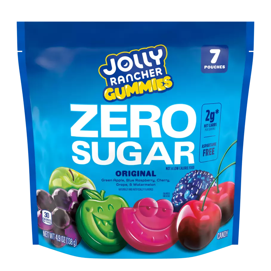 JOLLY RANCHER GUMMIES ZERO SUGAR - BIG BAG