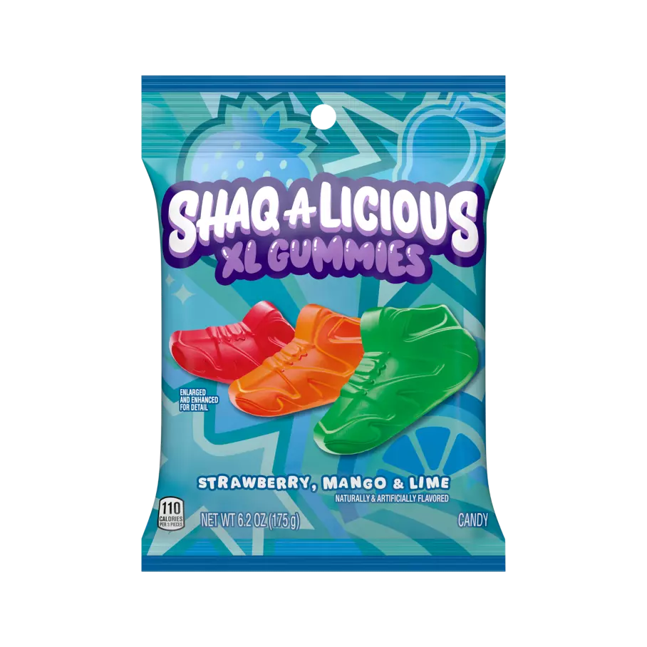 SHAQ O LICIOUS XL GUMMIES - SAQUILE O NEAL GUMMIES - MADE IN USA