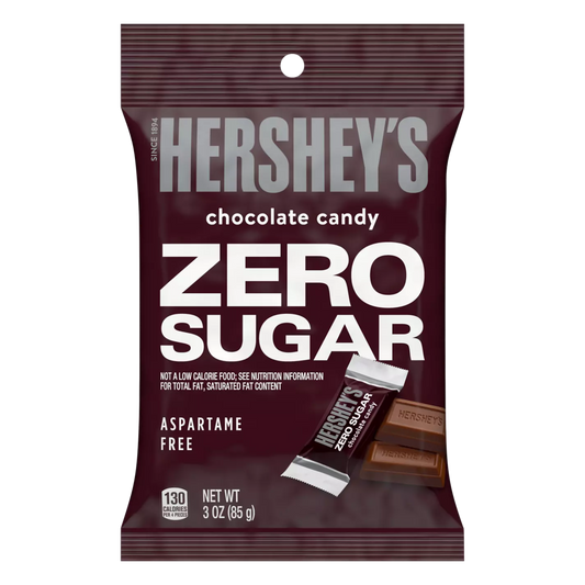 HERSHEYS MILK CHOCOLATE ZERO SUGAR