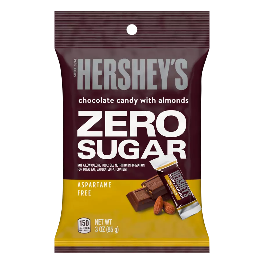 HERSHEY ZERO SUGAR ALMONDS