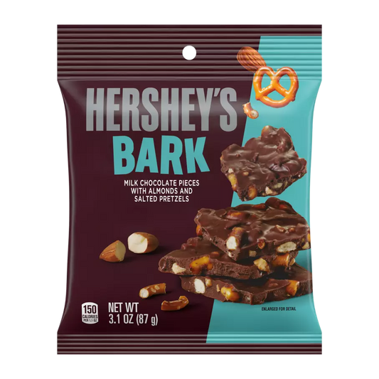 HERSHEYS BARK CHOCOLATE PRETZELS