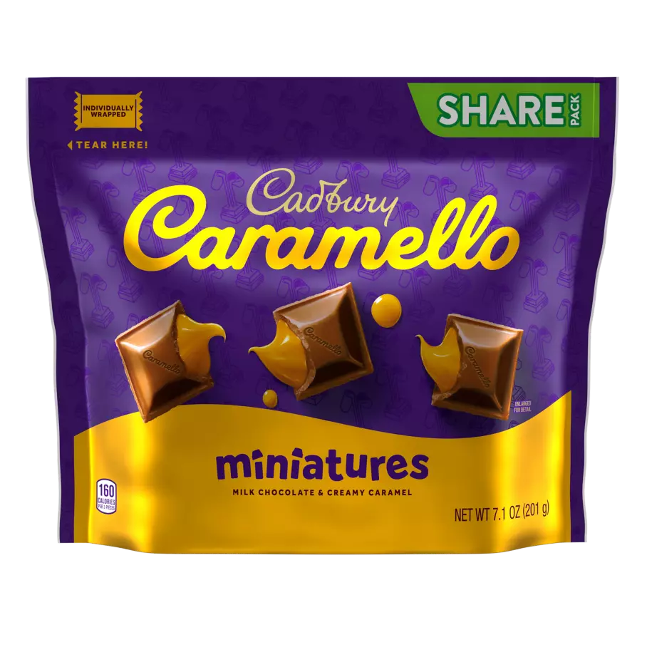 CADBURY CARAMELO MINIATURES - BIG BAG