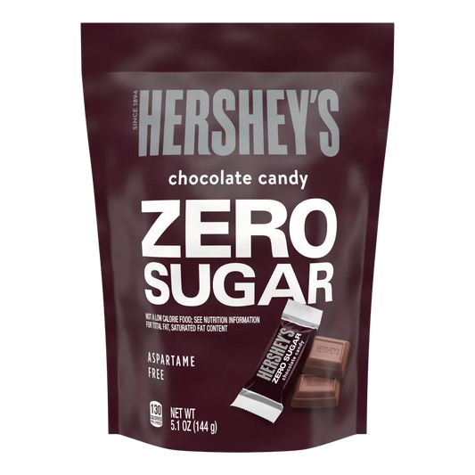 HERSHEYS CHOCOLATE ZERO SUGAR SHARE SIZE