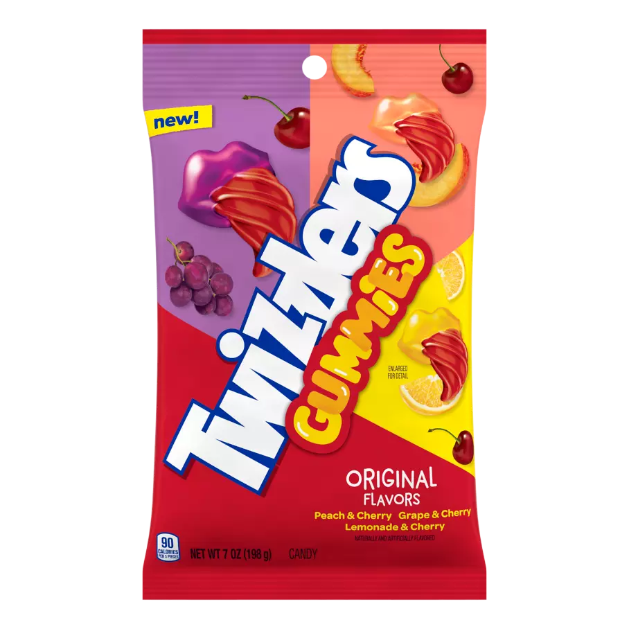 TWIZZLERS GUMMIES ORIGINAL BIG BAG  - NEW ITEM