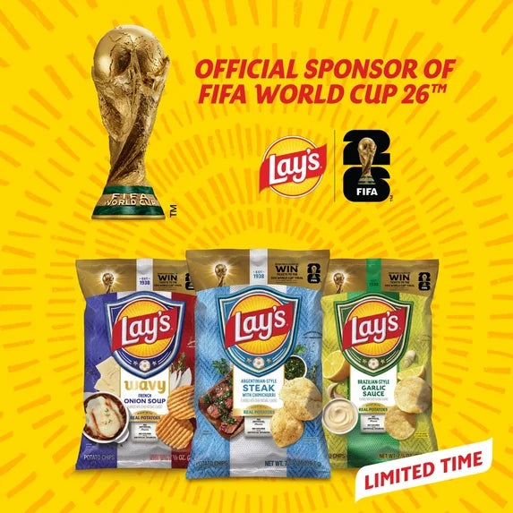 LAY'S WAVY POTATO CHIPS FRENCH ONION SOUP - BIG BAG