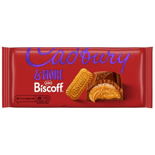 CADBURY AND MORE BISCOFF - 195G PS