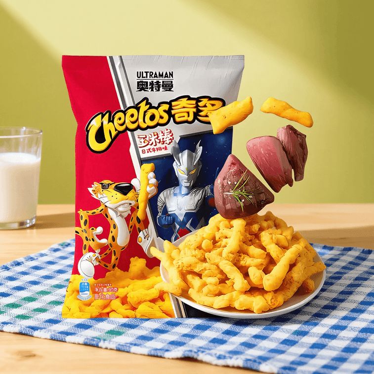 CHEETOS ULTRAMAN STEAK FLAVOR - LIMITED EDITION AS