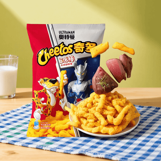 CHEETOS ULTRAMAN STEAK FLAVOR - LIMITED EDITION AS