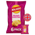 LAYS WALKERS PRAWN COCKTAIL 6 PACK PS