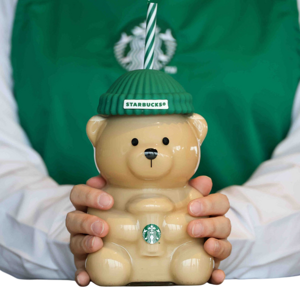 STARBUCKS 2026 BEARISTA CRYSTAL GLASS COLD CUP