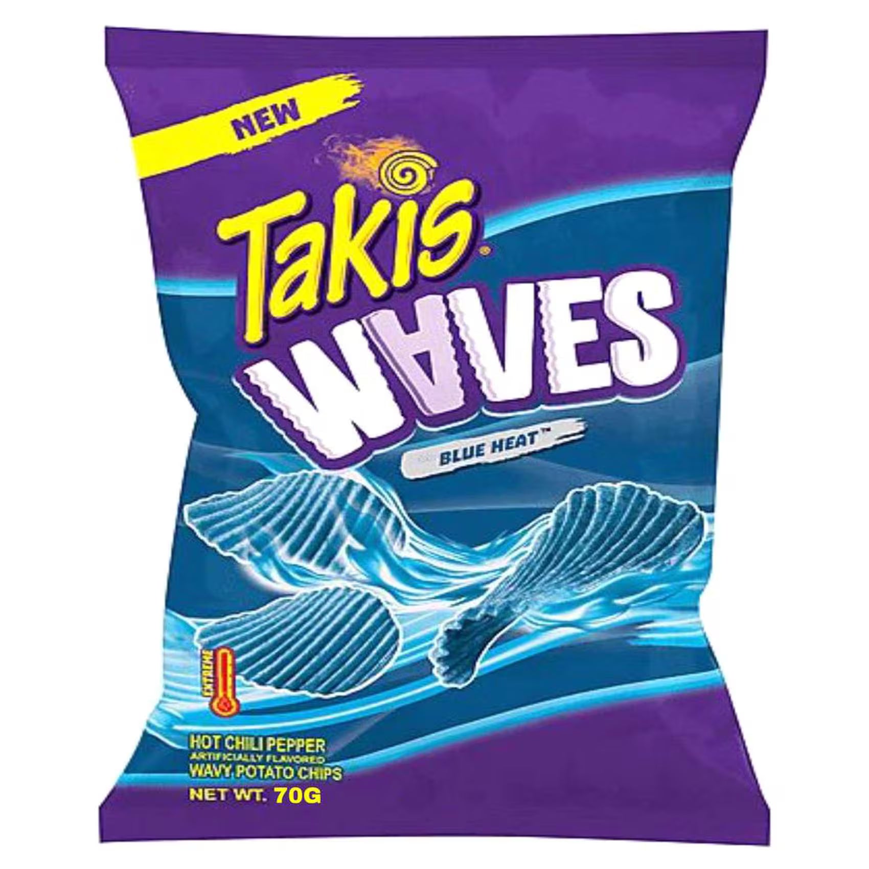 TAKIS WAVES BLUE HEAT