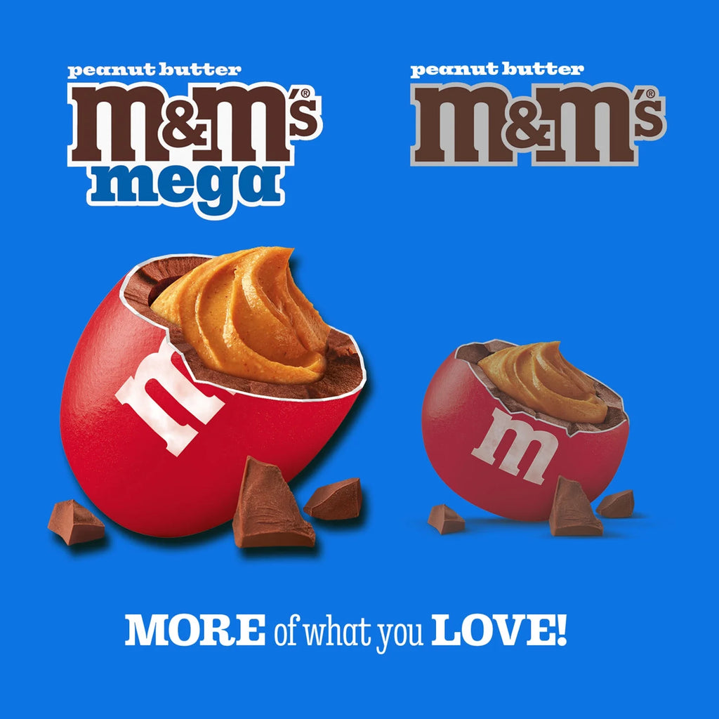 M&Ms PEANUT BUTTER MEGA SHARING BIG BAG