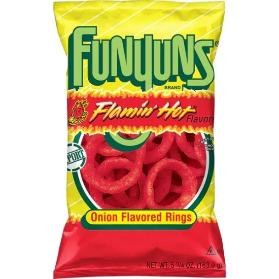 Funyuns Flamin Hot Onion Flavored Rings - PARTY SIZE