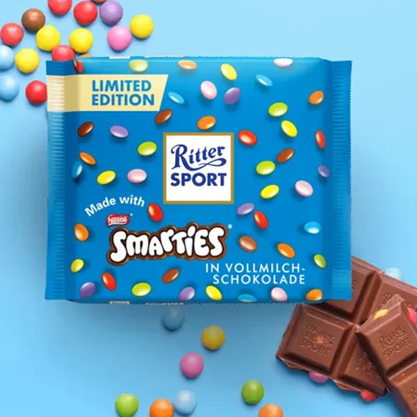 RITTER SMARTIES IN MILK CHOCOLATE - LIMITED EDITION