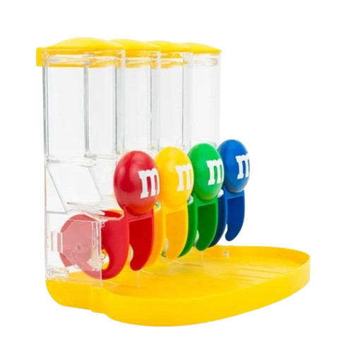 M&MS FOUR TUBE DISPENSER - RARE OFICIALLY LICENCED