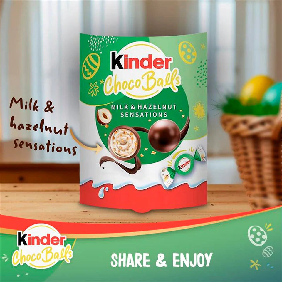 Kinder Choco Balls Milk & Crisp Sensations HAZELNUT AS