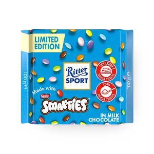 RITTER SMARTIES IN MILK CHOCOLATE - LIMITED EDITION