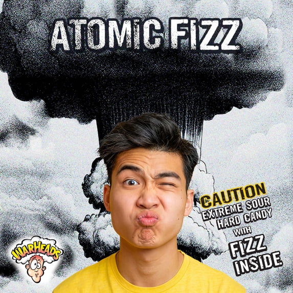 WARHEADS ATOMIC FIZZ - SUPER SOUR - CAUTION