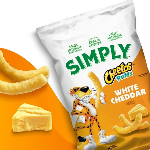 CHEETOS SIMPLY PUFFS WHITE CHEDDAR BIG BAG