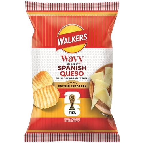 LAYS WALKERS SPANISH WAVY QUESO - WORLD CUP LIMITED EDITION