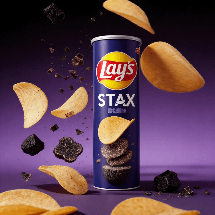LAY'S STAX BLACK TRUFFLE - LIMITED EDITION