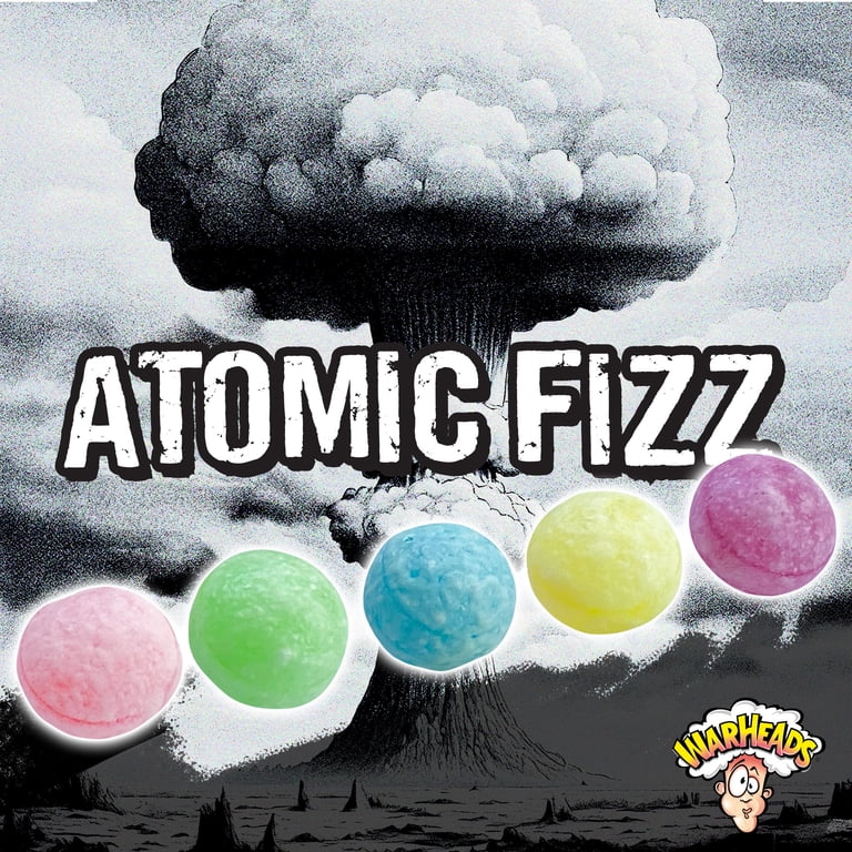 WARHEADS ATOMIC FIZZ - SUPER SOUR - CAUTION