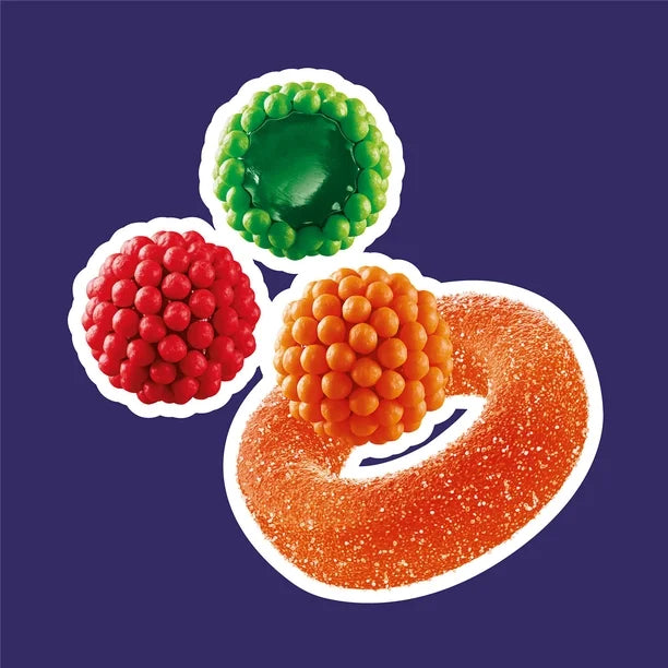 SHAQ-A-LICIOUS SLAMS FRUIT FLAVORS CANDY SAQUILE O NEAL GUMMIES - MADE IN USA