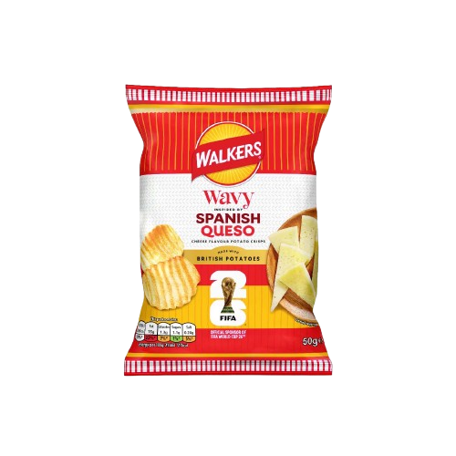 LAYS WALKERS SPANISH WAVY QUESO - WORLD CUP LIMITED EDITION