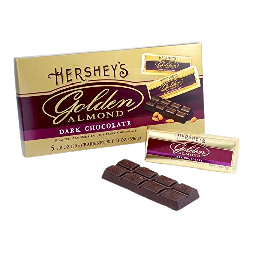 HERSHEY'S GOLDEN ALMOND DARK CHOCOLATE