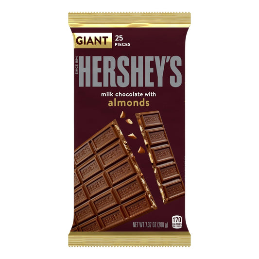 HERSHEY MILK CHOCOLATE & ALMOND GIANT